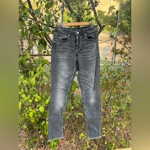 Charcoal Skinny Jeans for Men